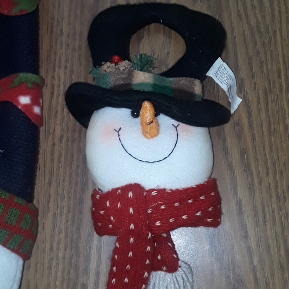 Snowman card holder & 2 door hangers/ BUNDLE ONLY - Picture 3 of 12
